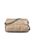 Cartera bandolera silvi plateado oscuro