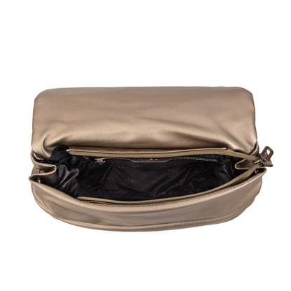 Cartera bandolera silvi plateado oscuro