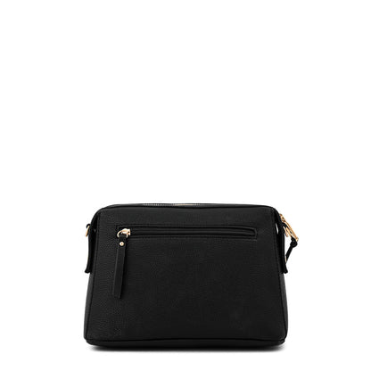 Cartera bandolera mediana zia negro