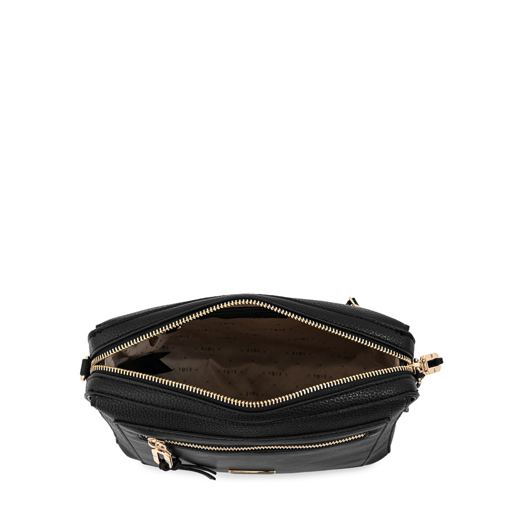 Cartera bandolera mediana zia negro