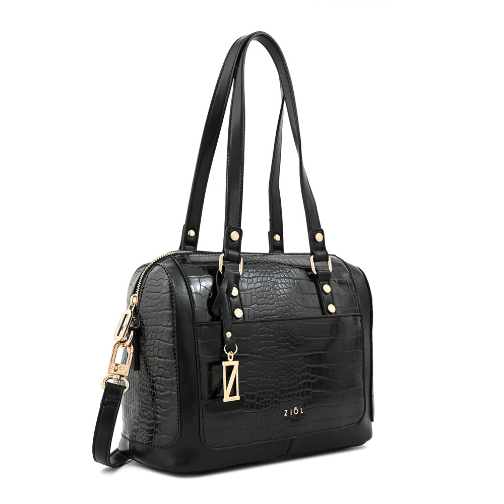 Cartera tote baul mediana sully negro