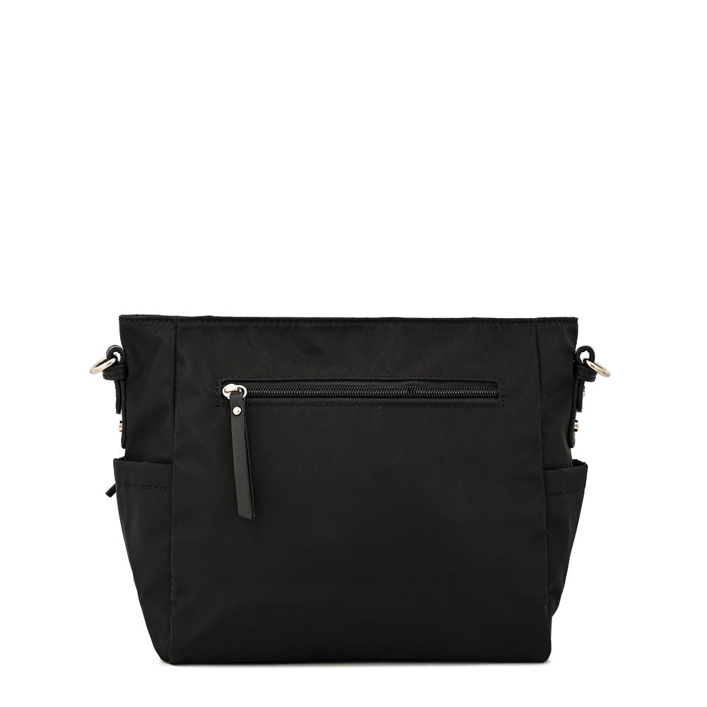 Cartera bandolera pequeña penny negro