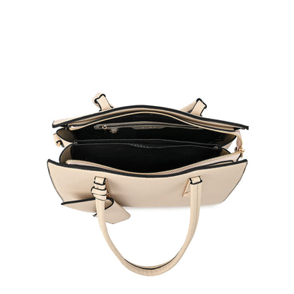 Cartera tote grande yanina blanco crudo