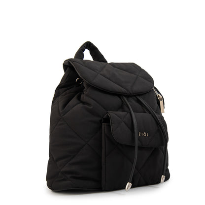 Mochila con tapa linn mediana negro