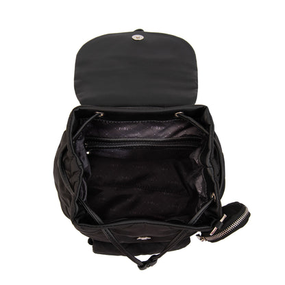 Mochila con tapa linn mediana negro