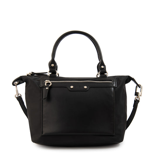 Cartera tote fanny mediana negro