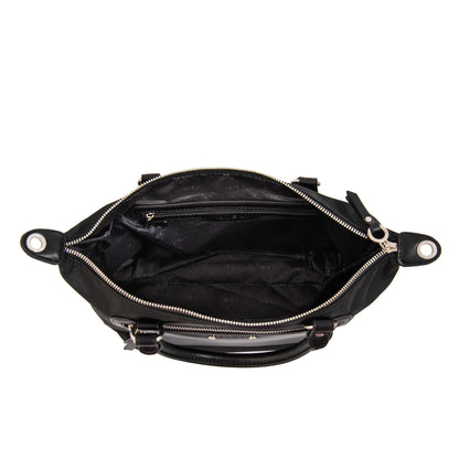 Cartera tote fanny mediana negro