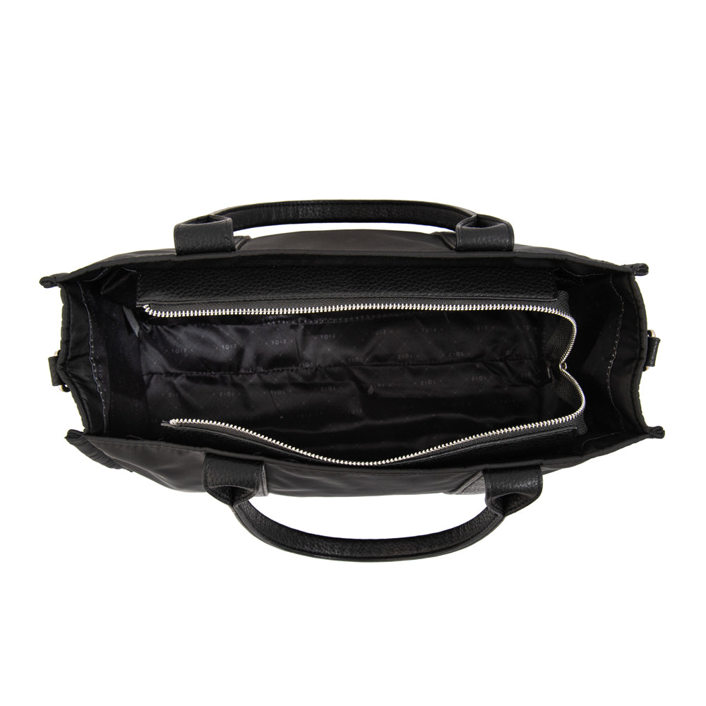 Cartera tote porta notebook olga grande negro