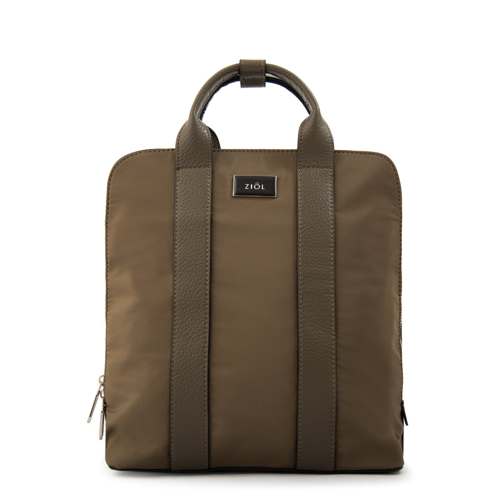 Mochila olga mediana verde oliva