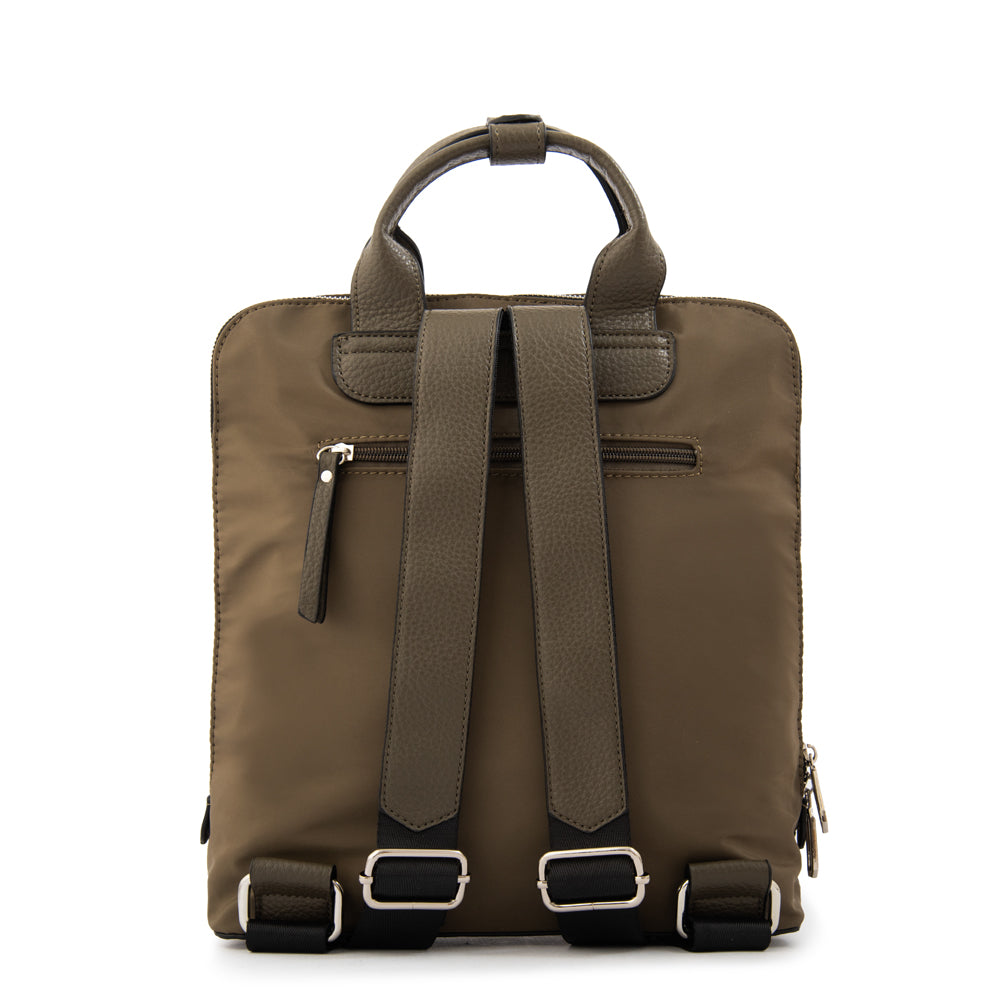 Mochila olga mediana verde oliva