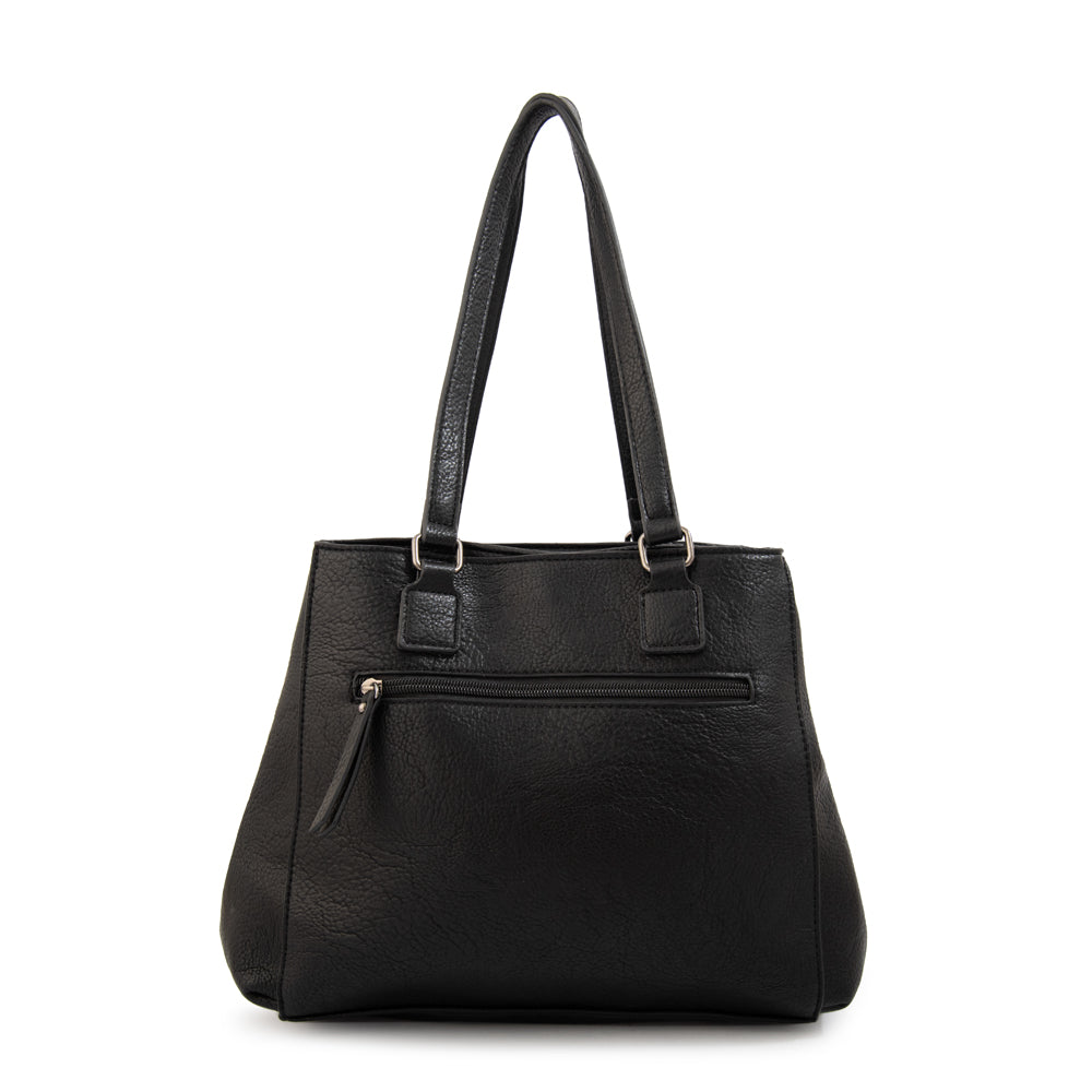 Cartera tote serafina mediana negro