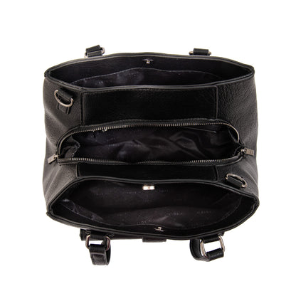 Cartera tote serafina mediana negro