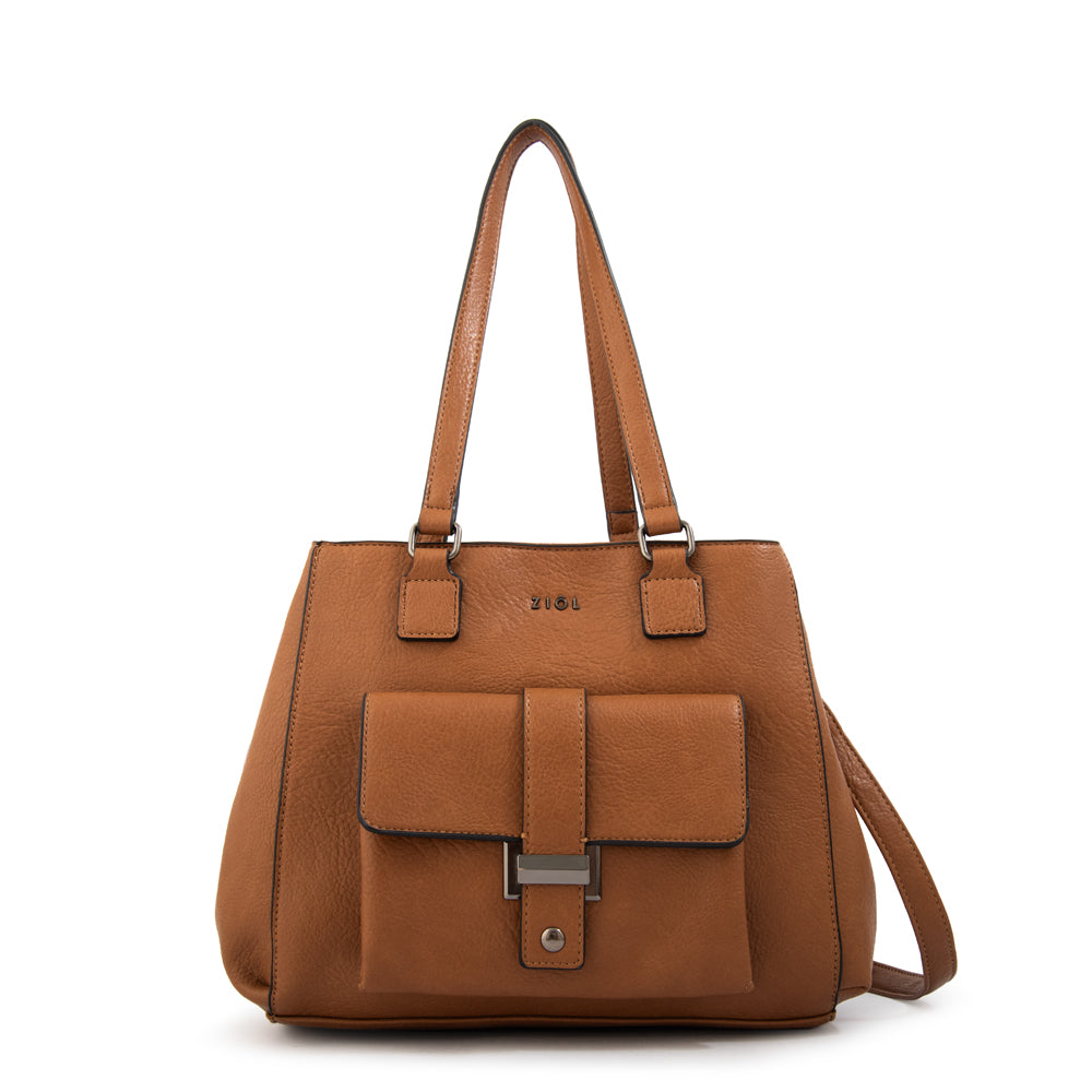 Cartera tote serafina mediana café medio – ZiolBags Chile