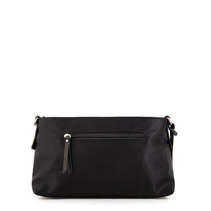 Cartera bandolera alisa pequeña negro especial