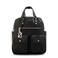 Mochila alisa mediana negro