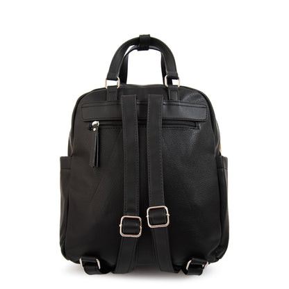 Mochila alisa mediana negro