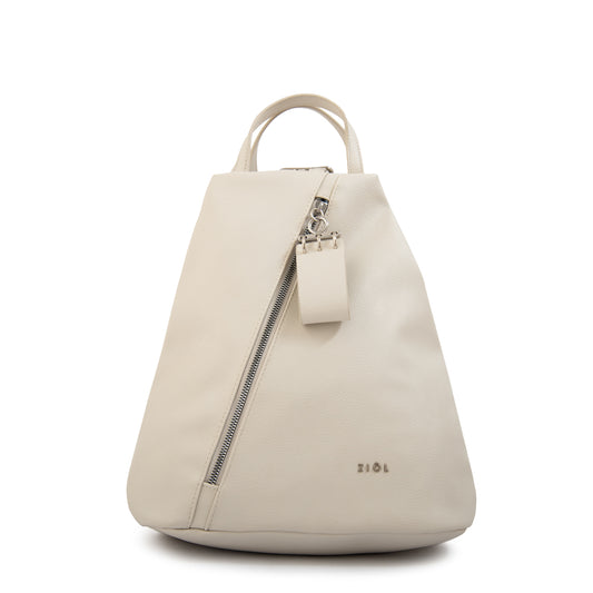 Mochila vonetta mediana blanco crudo