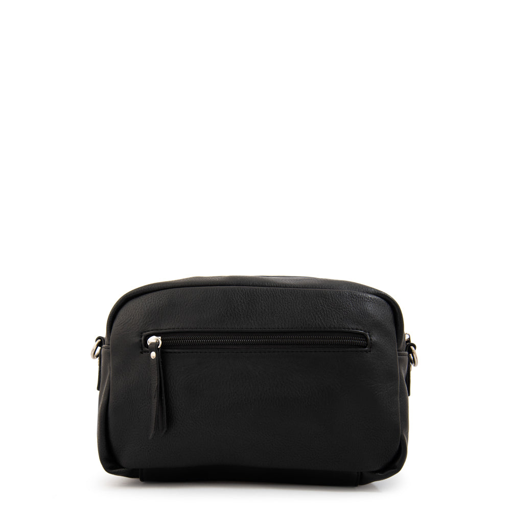 Cartera Bandolera vonetta mediana negro