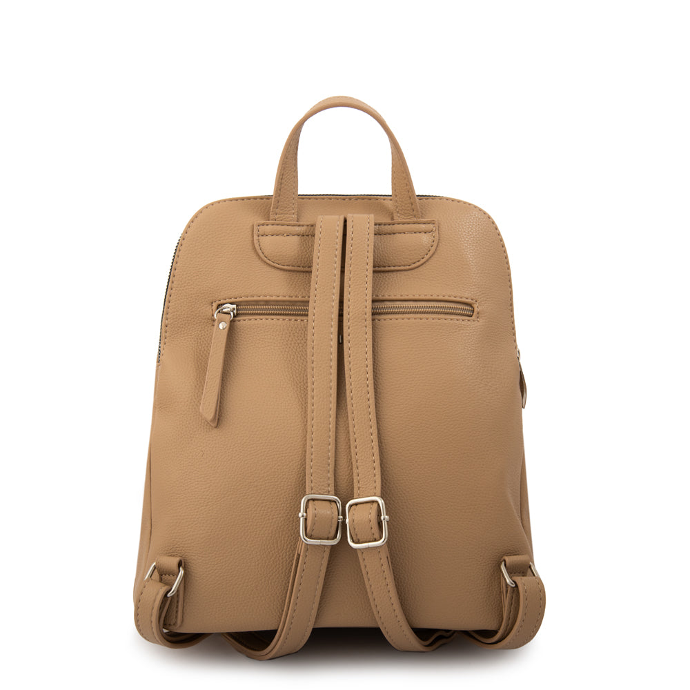 Mochila javiera mediana taupe