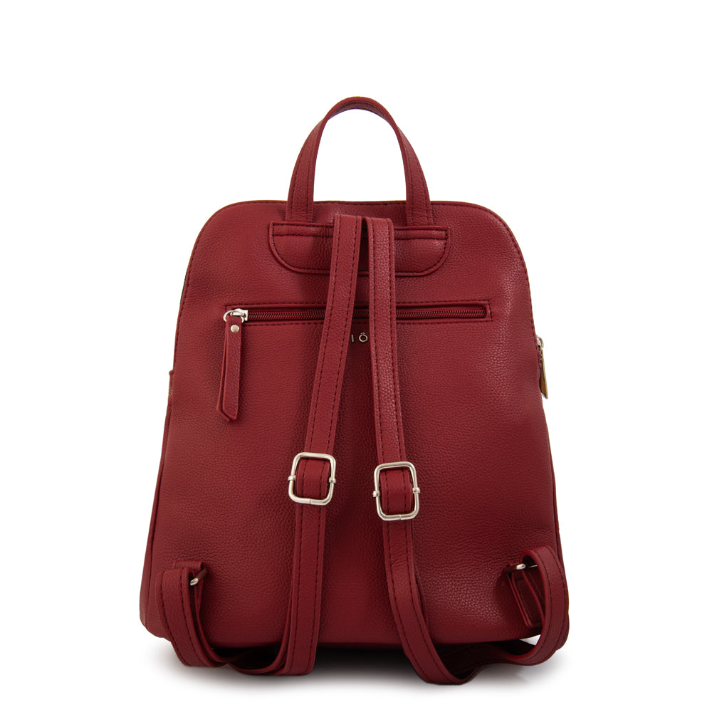 Mochila javiera mediana rojo