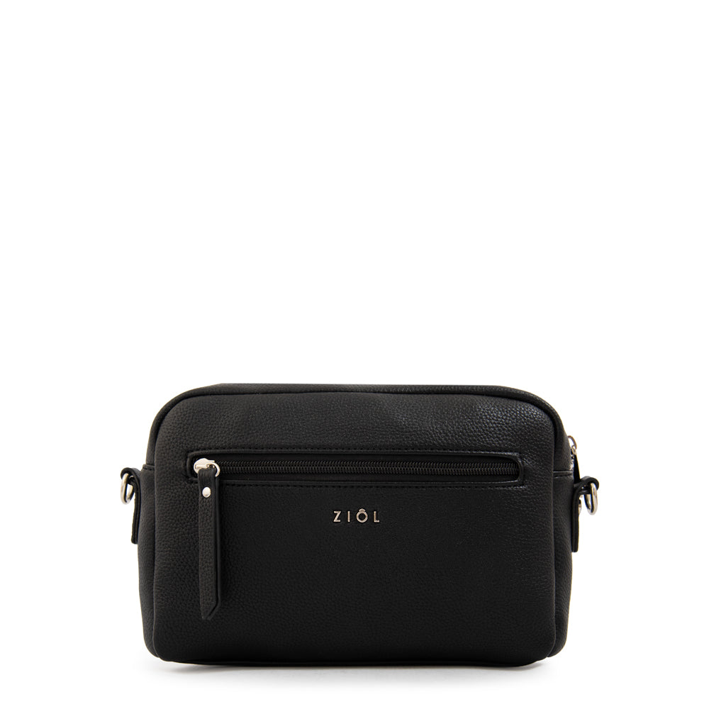 Cartera bandolera javiera mediana negro
