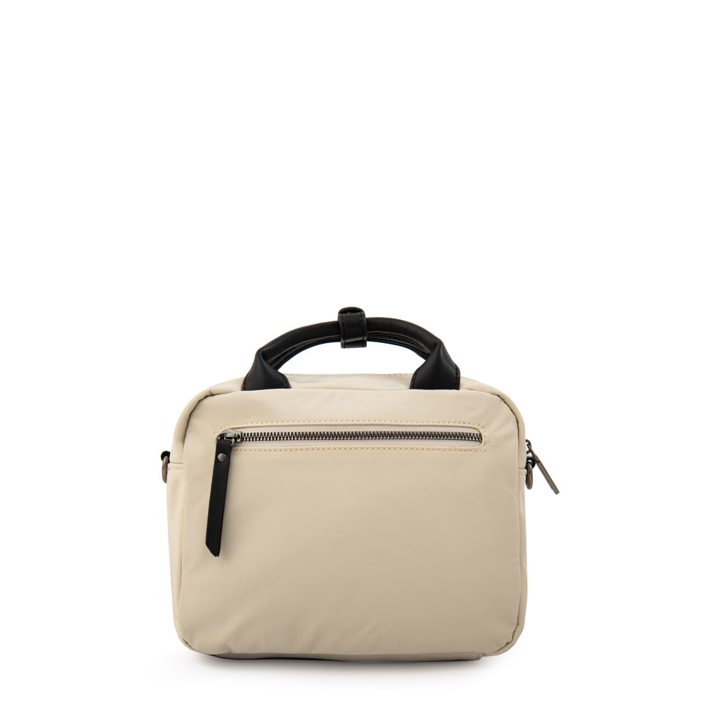 Cartera Bandolera ada mediana blanco crudo