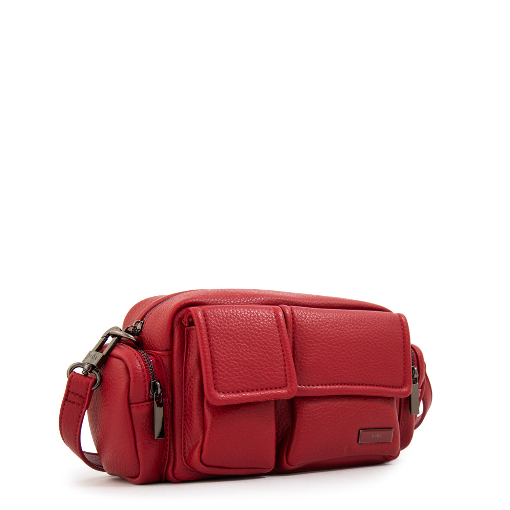 Cartera bandolera blair mediana rojo
