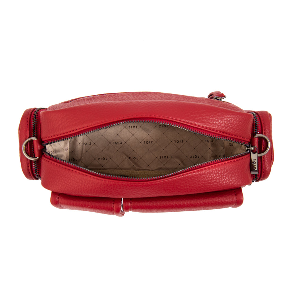 Cartera bandolera blair mediana rojo