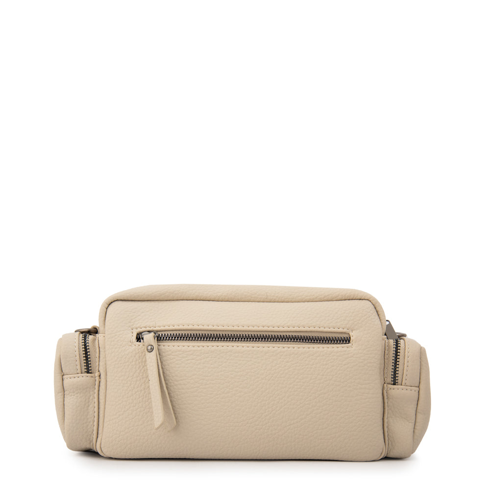 Cartera bandolera blair mediana blanco crudo