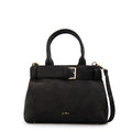 Cartera tote marina mediana negro