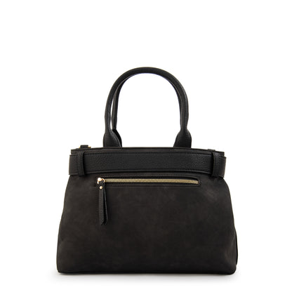 Cartera tote marina mediana negro