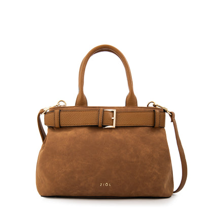 Cartera tote marina mediana café