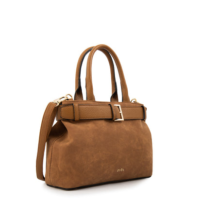 Cartera tote marina mediana café