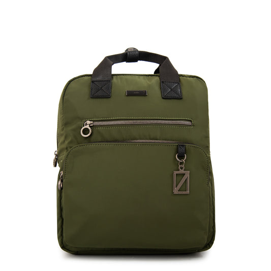 Mochila helena mediana verde oliva