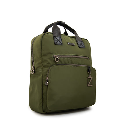Mochila helena mediana verde oliva