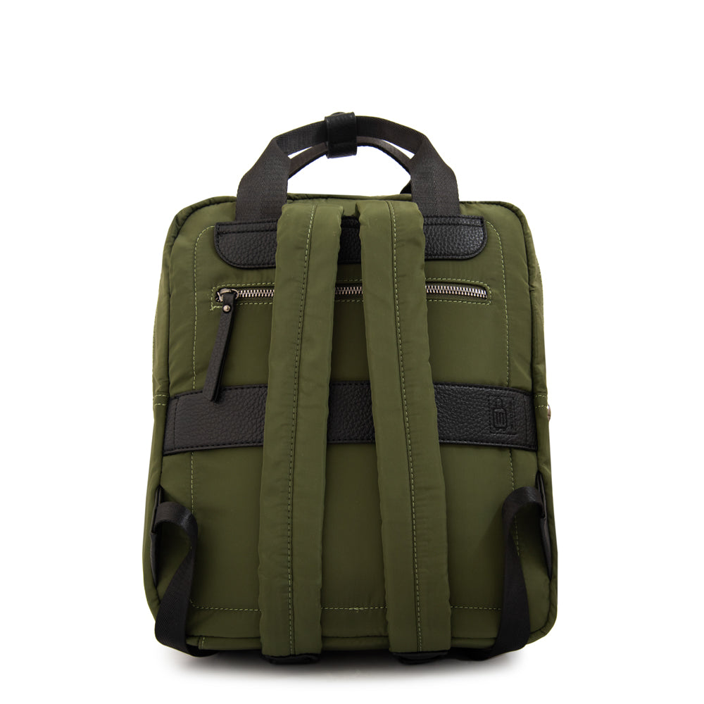 Mochila helena mediana verde oliva