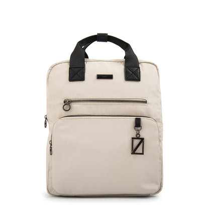 Mochila helena mediana blanco crudo