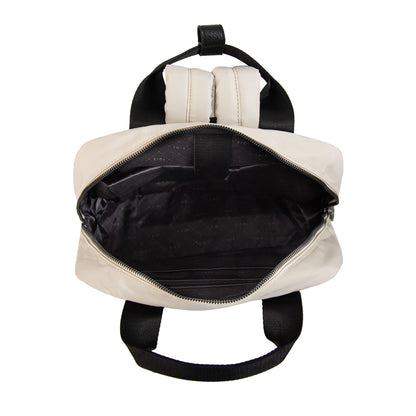 Mochila helena mediana blanco crudo