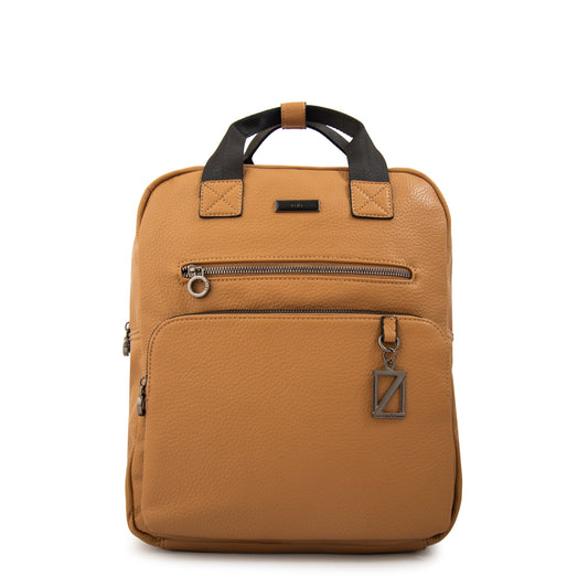 Mochila helena mediana beige oscuro