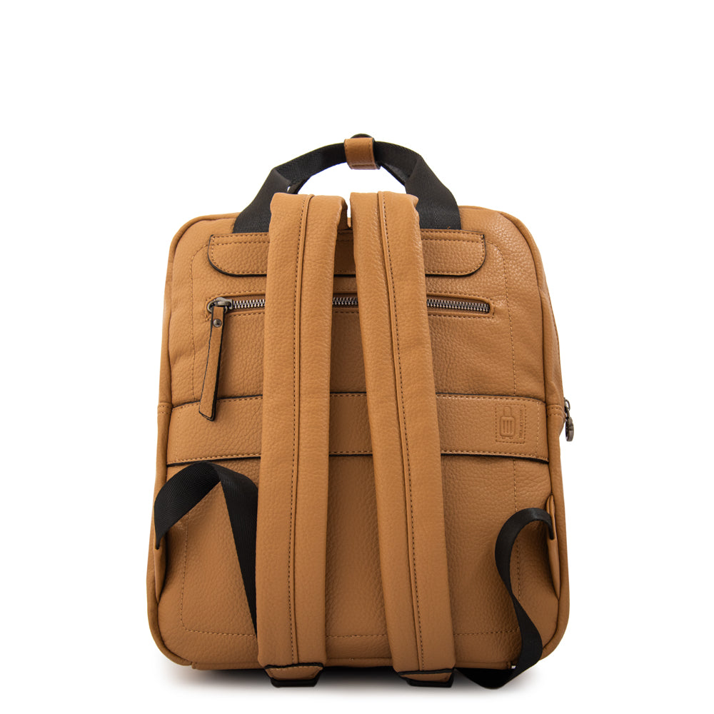 Mochila helena mediana beige oscuro