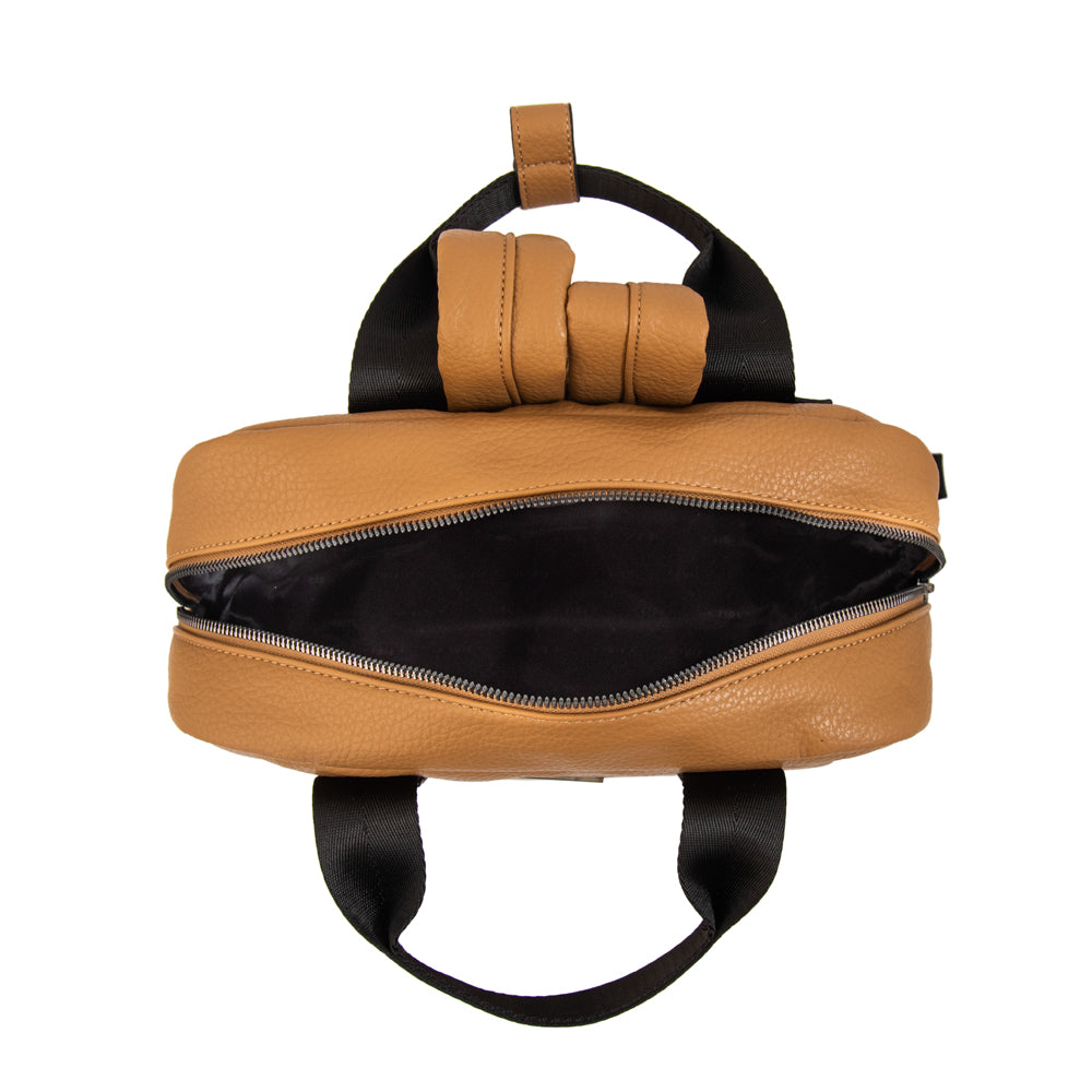 Mochila helena mediana beige oscuro