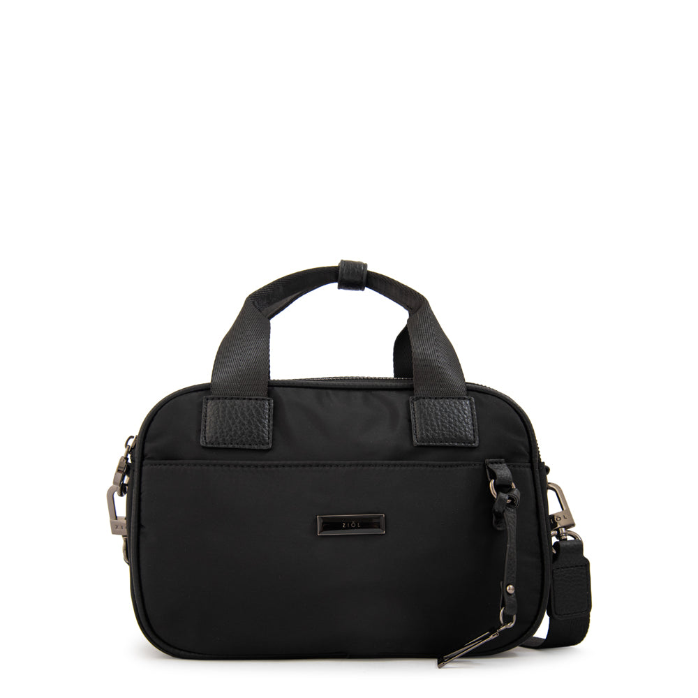 Cartera bandolera con asas helena negro