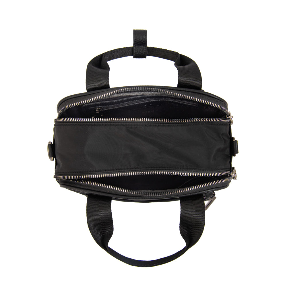 Cartera bandolera con asas helena pequeña negro