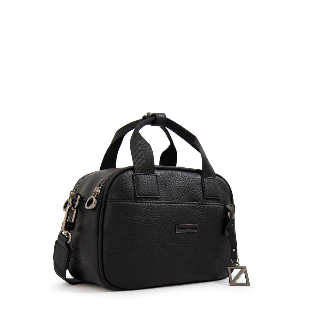 Cartera bandolera con asas helena pequeña negro