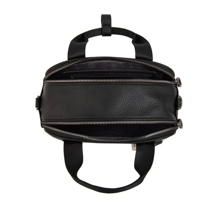 Cartera bandolera con asas helena pequeña negro