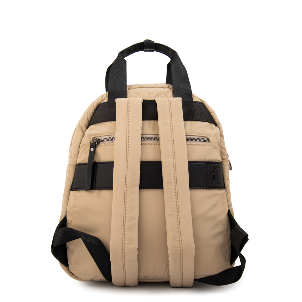 Mochila abigail mediana beige