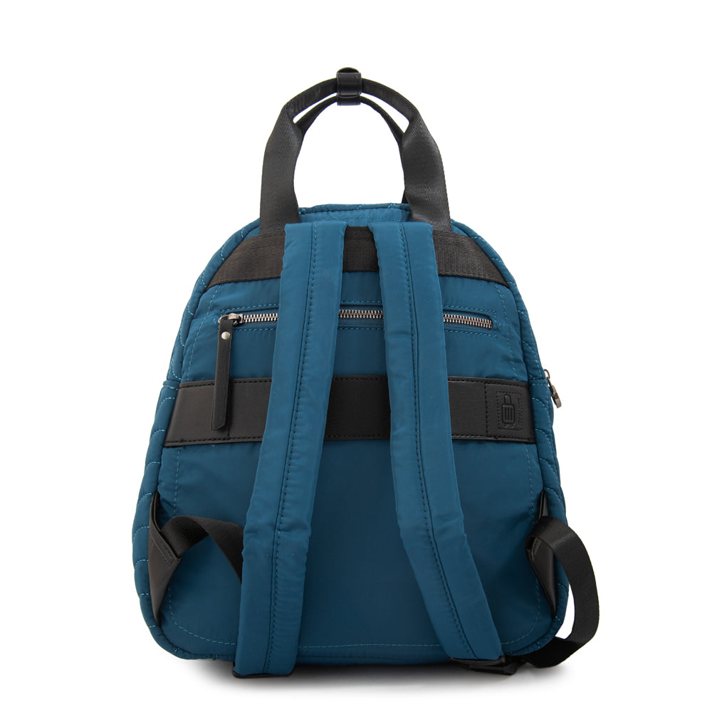 Mochila abigail mediana petroleo oscuro