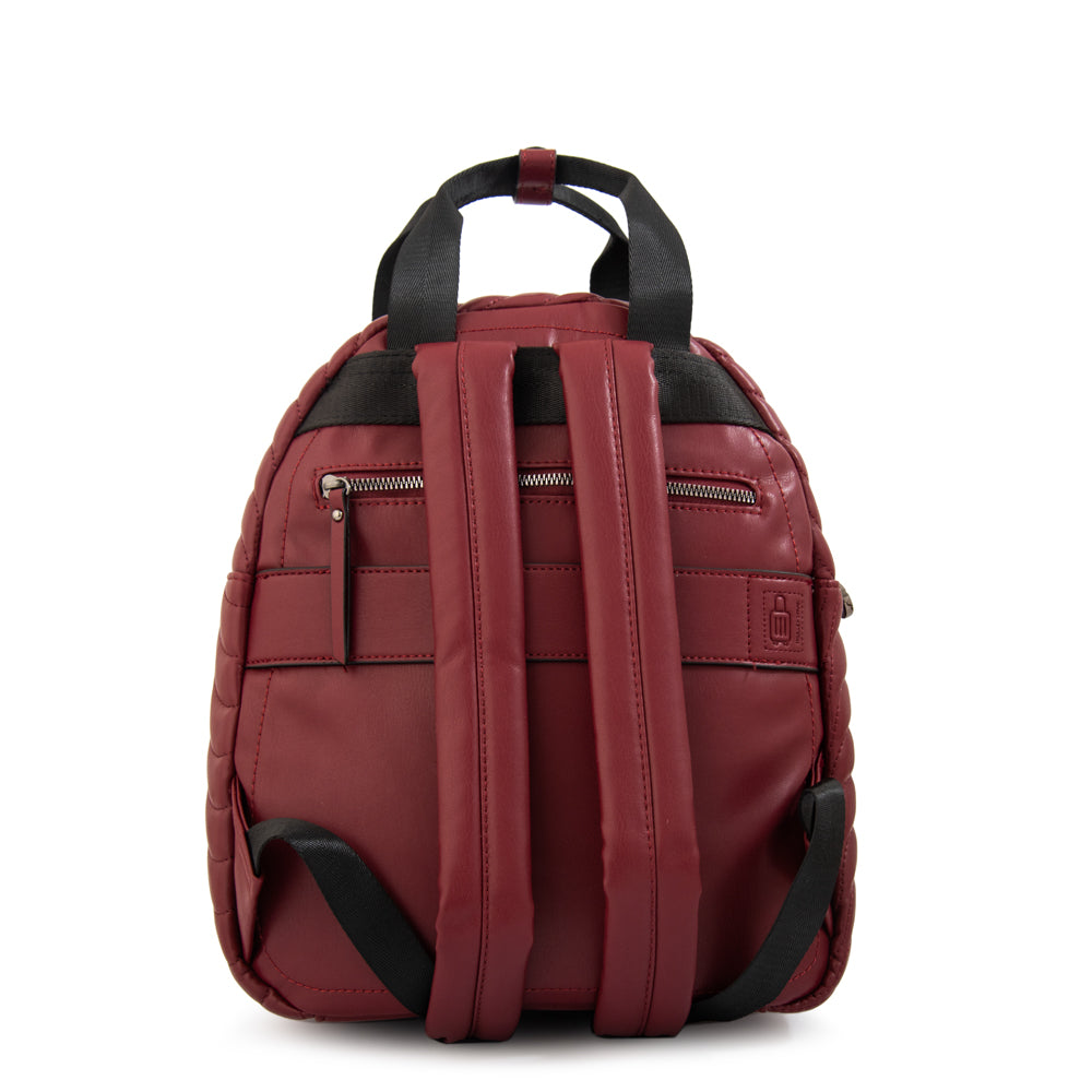 Mochila abigail mediana burdeo