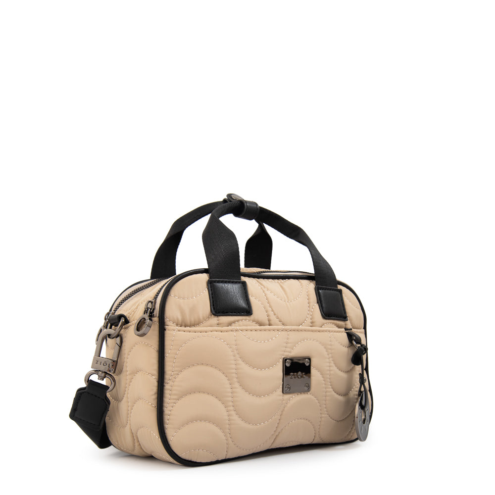 Cartera bandolera abigail mediana beige