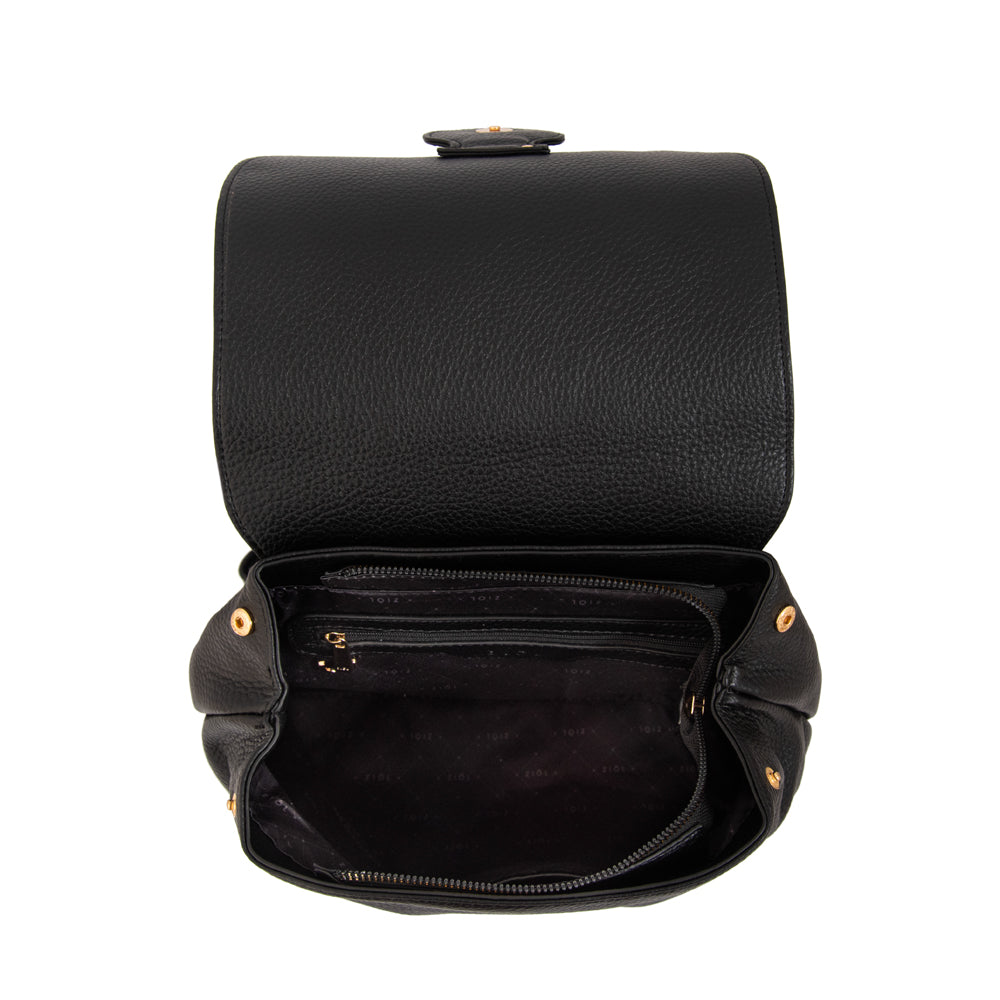 Mochila con tapa anastasia negro